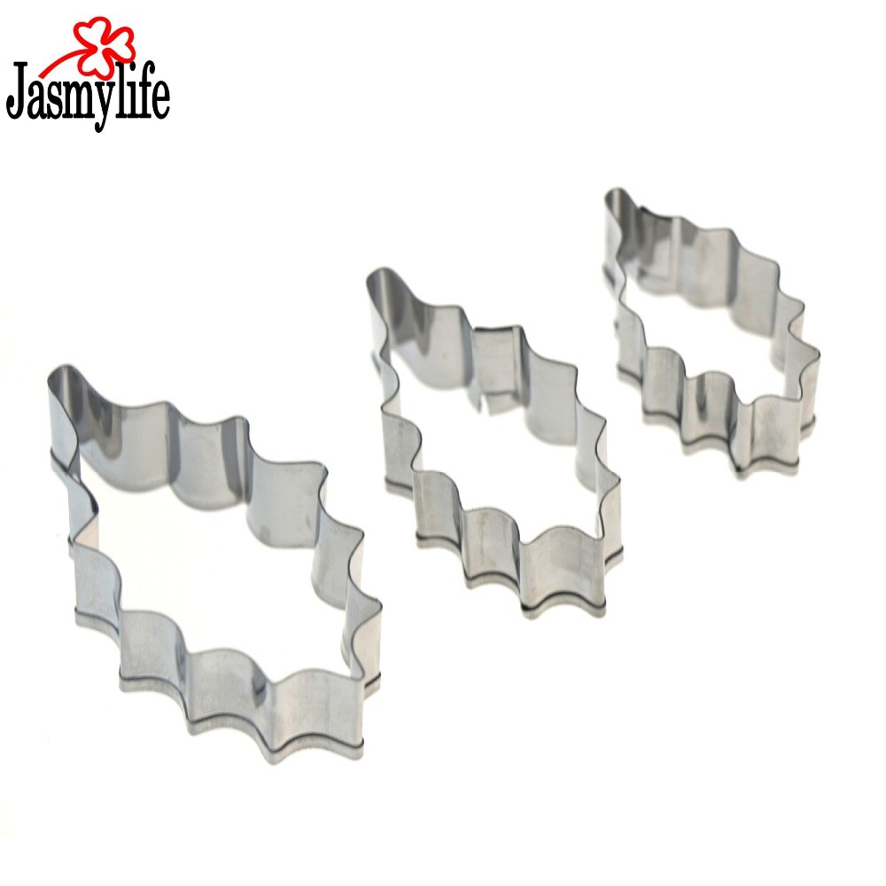 Mistletoe Christmas leaf lvyLeaf Pattern Cake Cookie Cutter Baking Mold Stainless Steel Biscuit Fondant Modeling Shape Tool