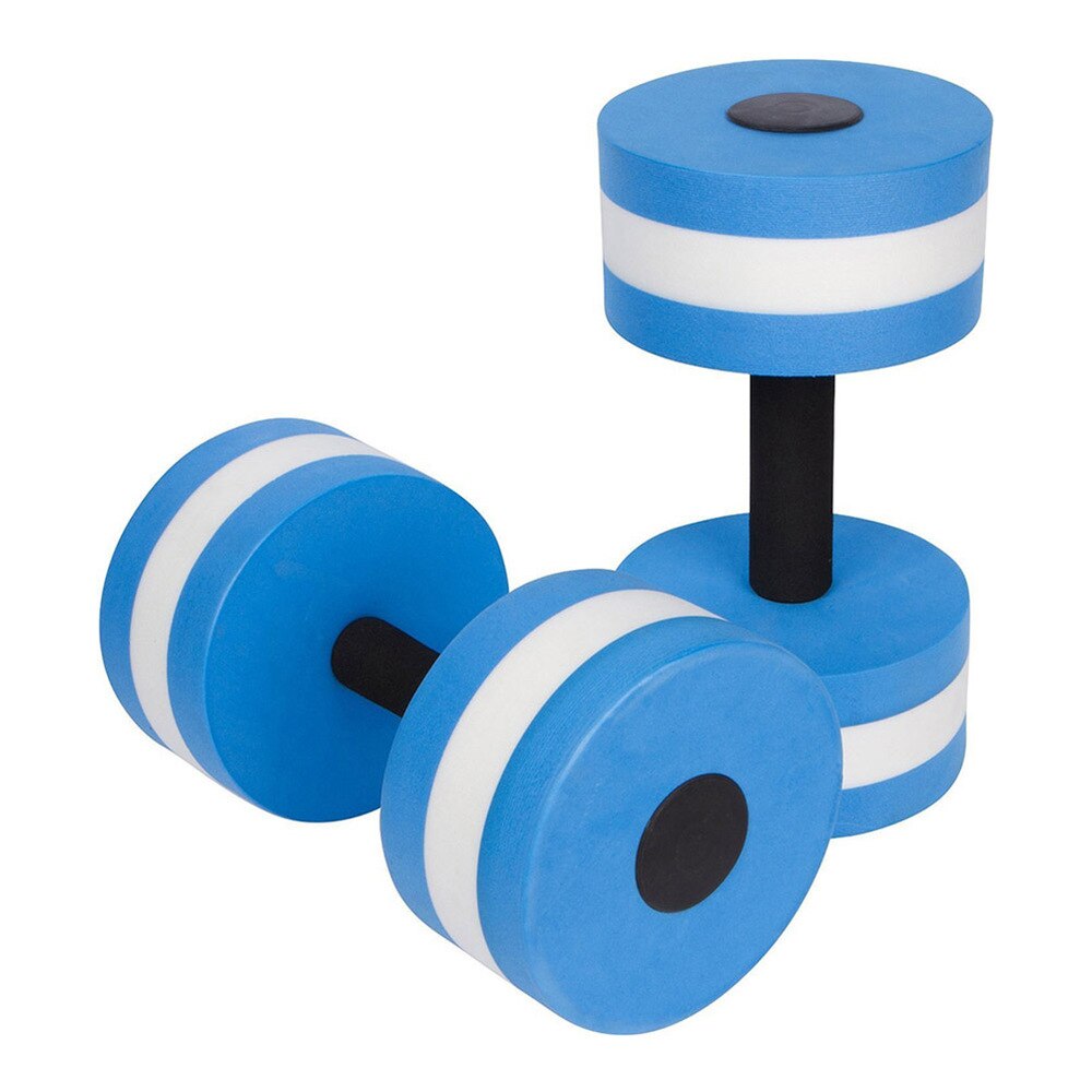 2Pcs Aquatic Oefening Dumbells Eva Water Halters Hand Bar Voor Water Weerstand Aerobics (Blauw)