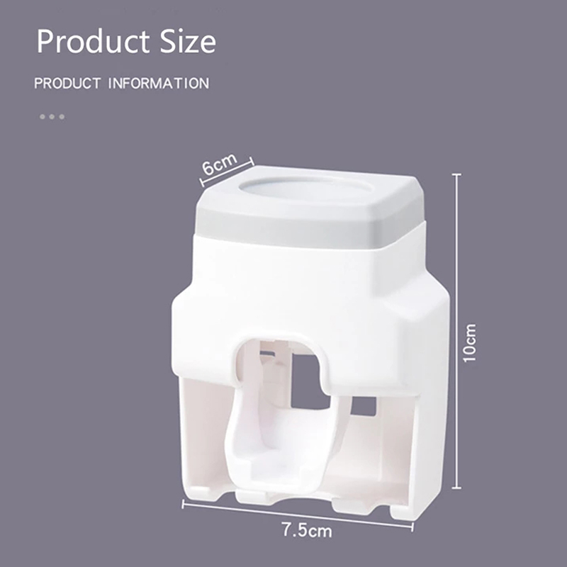 Wall Mounted Automatic Toothpaste Dispenser Squeezers Bathroom Accessories Toothpaste Rack dispensador pasta dientes