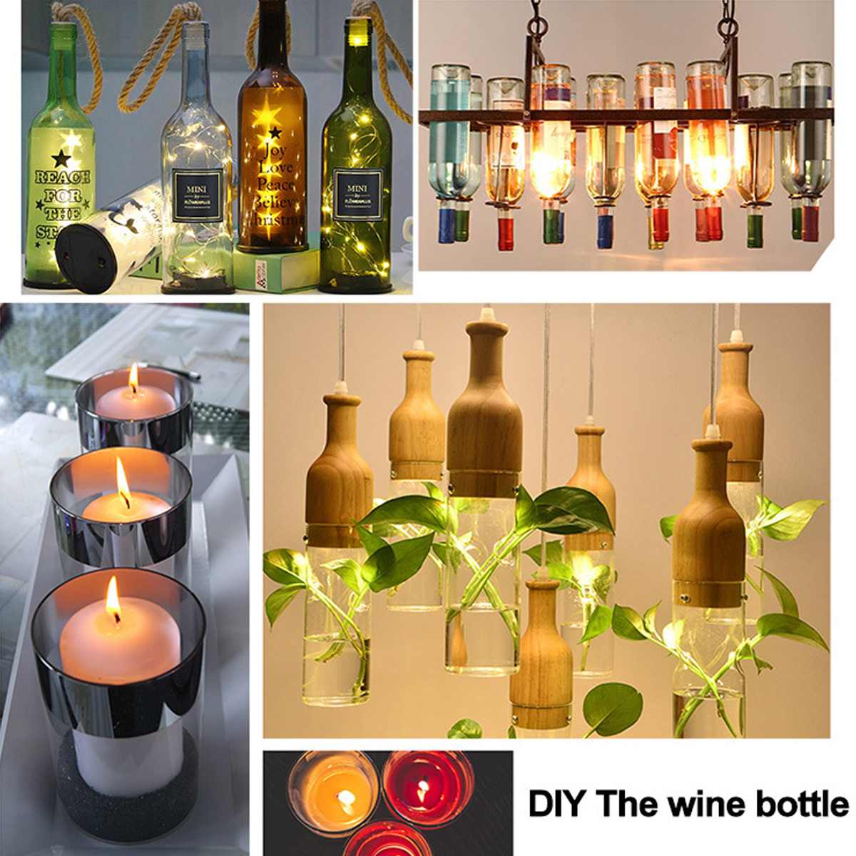 Glass Bottle Cutter Tool Stainless Steel Bottles Cutting Glass Bottle Cutter DIY Cut Tools Machine Wine Beer