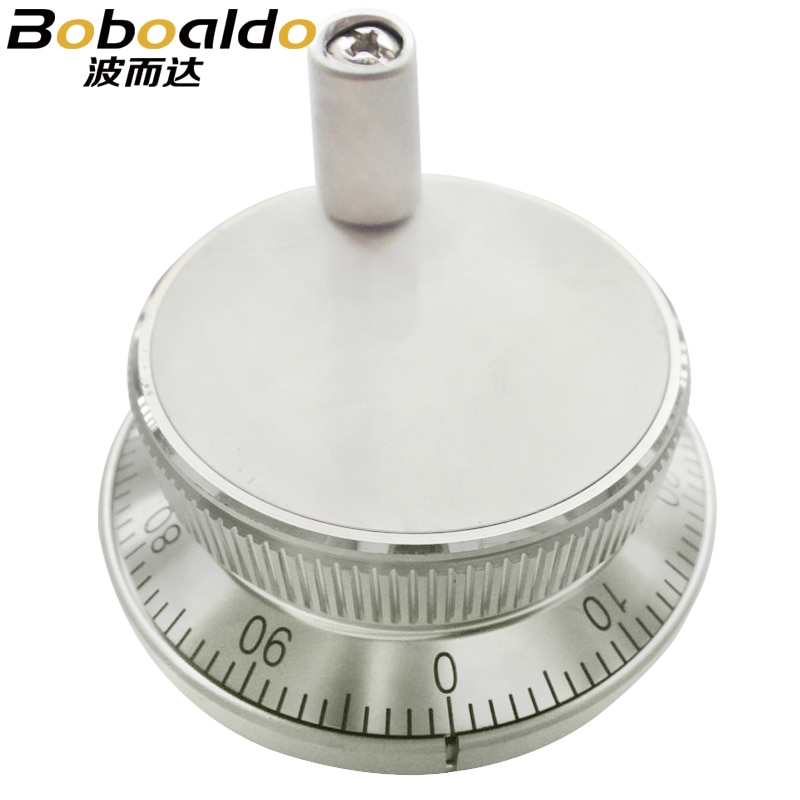 Cnc Pulser Handwheel Handle Kit 5V 12V 24V 60mm 80mm Manual Pulse Generator CNC Machine Rotary Encoder Electronic Handwheel