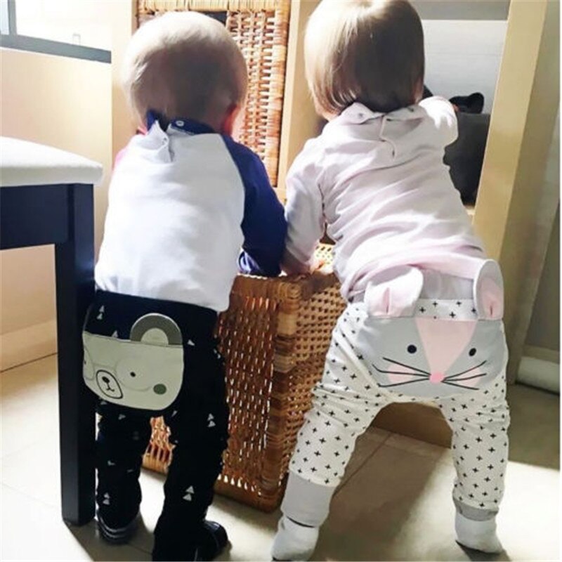 Emmababy Baby Baby jongen meisje Harembroek Mode bebe Jongens Meisjes Cartoon PP Leuke Bodems Lange Broek Leggings Broek