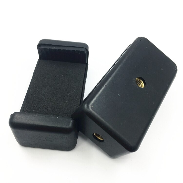 GAQOU Universal Phone Holder Clip for Mobile Bracket Monopod Camera Tripod Mount Holder Stand for iPhone Samsung Xiaomi Phone