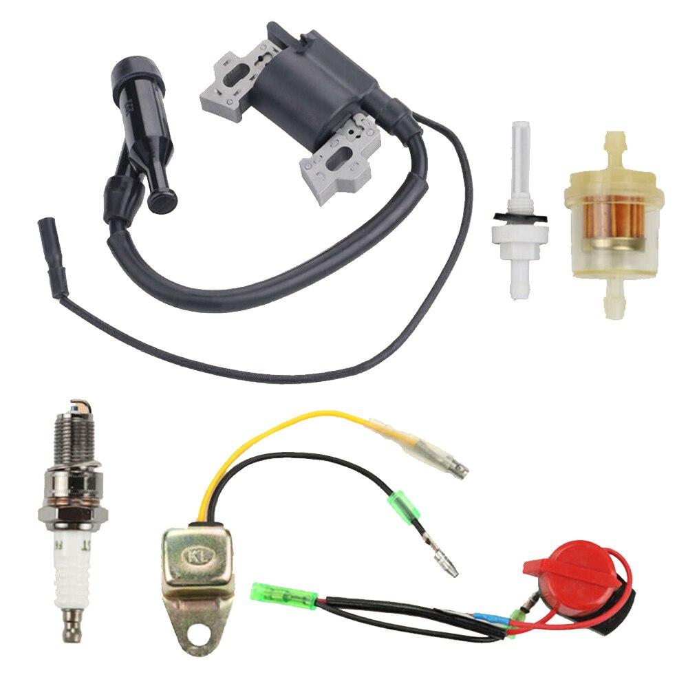 Magneto Voor Honda GX200 GX120 GX110 GX140 GX160 5.5HP 6.5HP Onderdelen Bougie Bobine Kit Drie Kabel Schakelaar