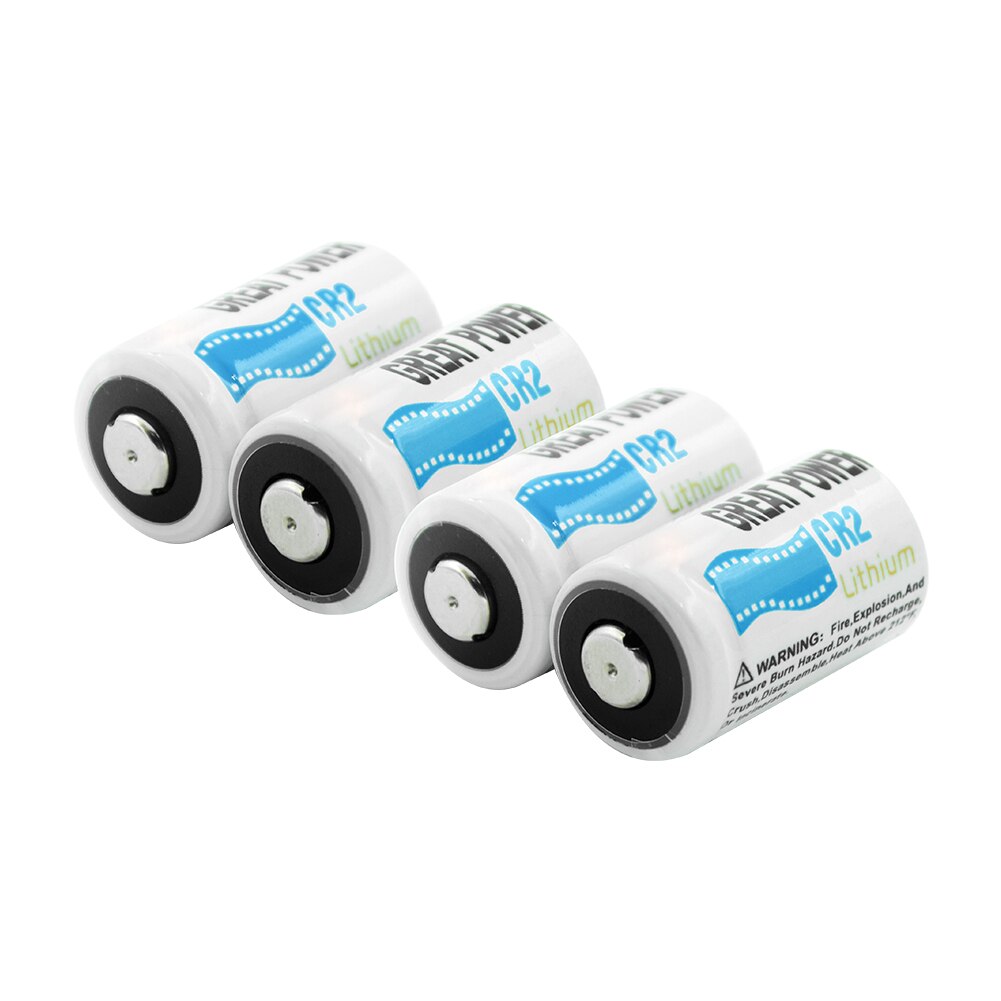 Original Capacity 750mAh CR2 Nominal Battery 3V Lithium KCR2 5046LC Batteries For Camera Alarms 4Pcs