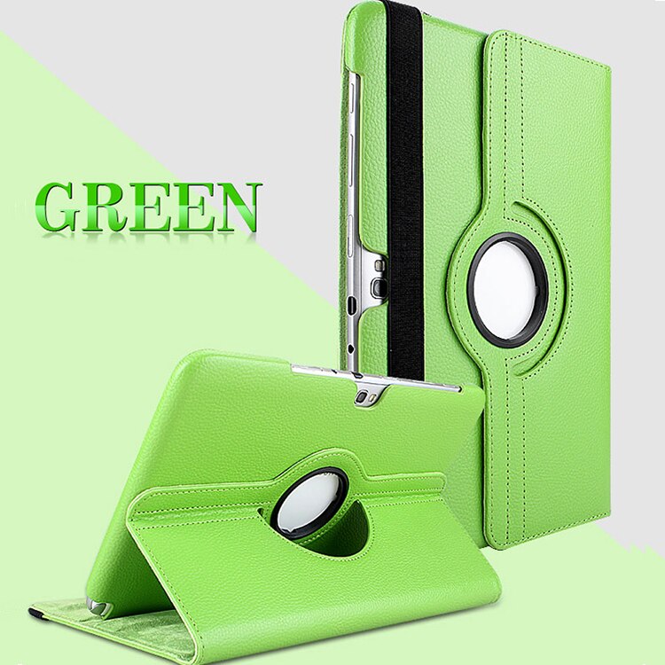 360 draaibare beugels, flipstandaard, leren hoes voor samsung galaxy note 10.1 gt-n8000 n8000 n8010 n8020 tablethoes + pen: Groente