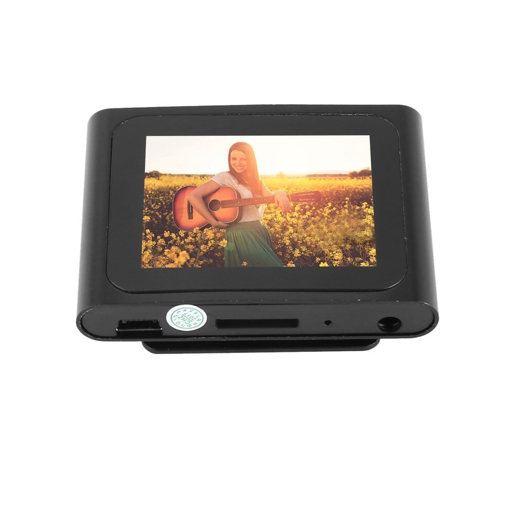 Portable Size 1.8 Inch LCD Screen Display 6th Generation Music Media Video Movie FM Radio MP4 Player Easy Carry