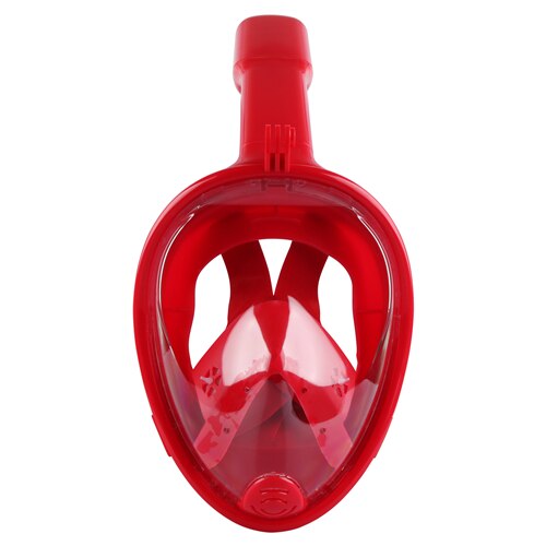 Máscara de buceo Scuba cara completa snorkel máscara subacuática Anti niebla snorkel buceo máscara para nadar pesca submarina buceo hombres: Red N47 / S / M