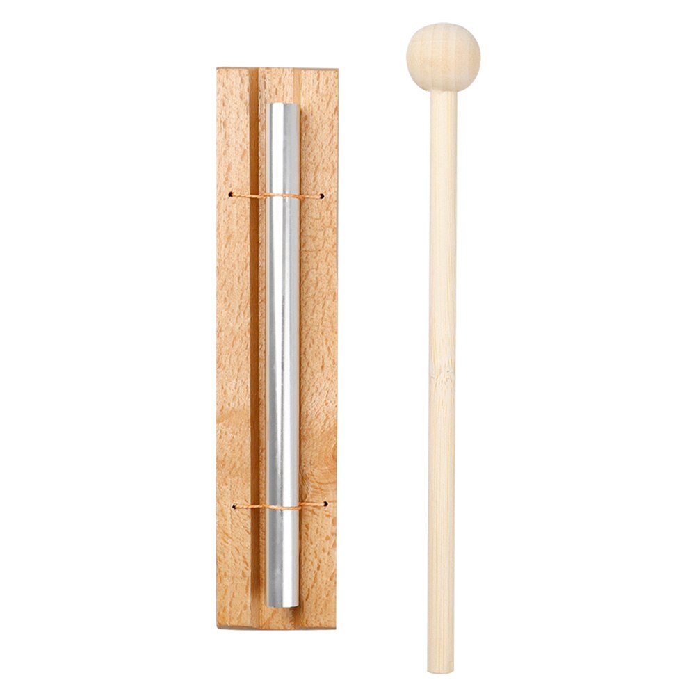 Percussion Instrument 1-Tone Percussion Trio Solo Chime For Meditation Classroom Use Sound Therapy Wood Color: 2