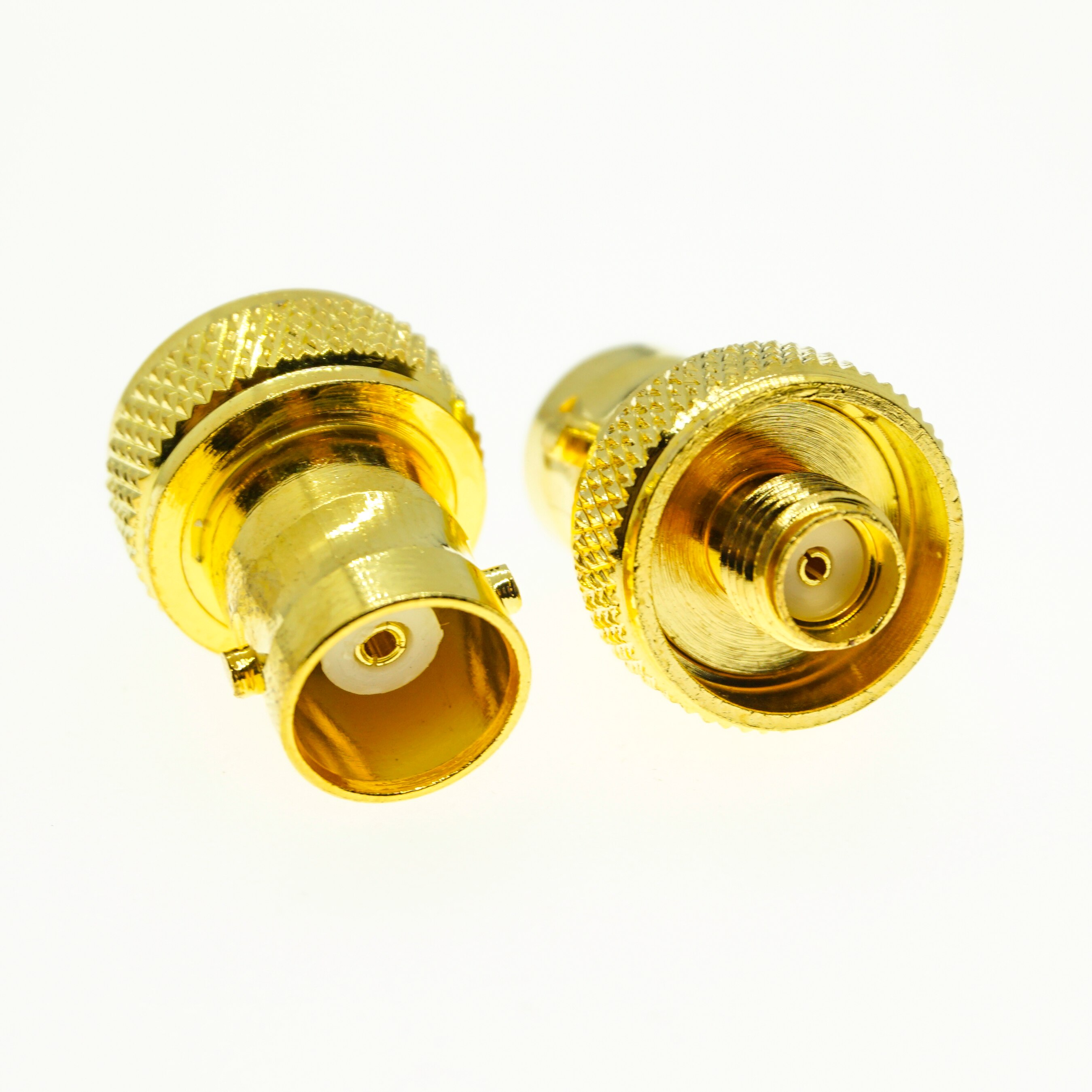 Bnc Naar Sma Connector Antenne Bnc Vrouwelijk Naar Sma Vrouwelijke Plug Vergulde Q9 Rechte Coax Rf Adapters Voor Vertex icom Kenwood