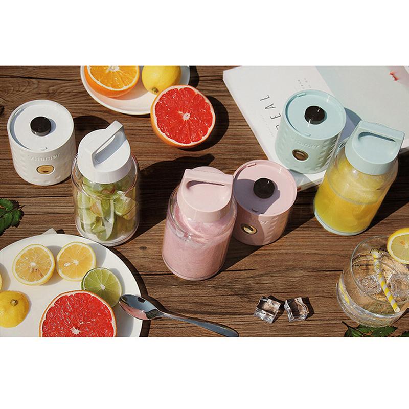 500ml usb eletric frukt juicer maskin mini reise liten fruktpresse oppladbar maker blender avtrekker kopp