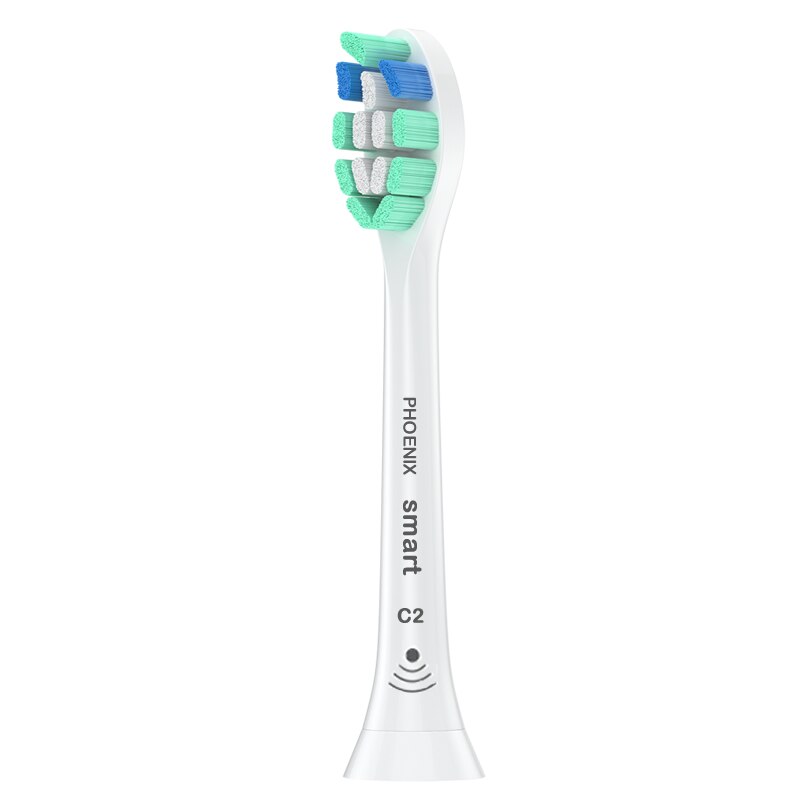 C2 Elektrische Vervangende Opzetborstels Compatibel HX3 HX6 HX9 Gum Care Met Rfid Sensor Chip Smart Pairing App Tracking: Default Title