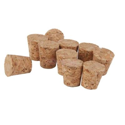 Bouchon de bouteille en verre de vin en bois de , conteneur de Pudding, bouchon en liège, Burette couvercle tubulaire, 7 tailles, 10 pièces: 15x11.5x15mm