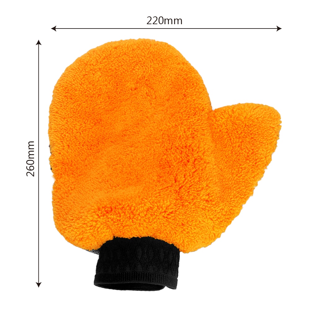 Herramientas de limpieza para el coche, guantes de microfibra para el lavado, cuidado del coche, absorción de agua, estilismo para el coche, felpa suave, accesorios para el coche, limpiador de polvo