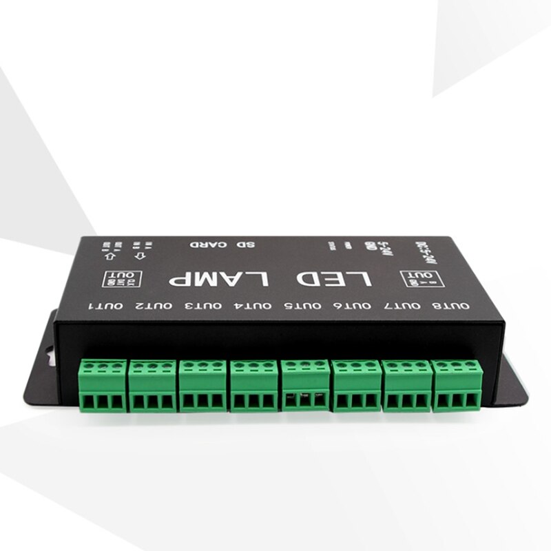 LED Bluetooth Symphony WS2811 Programmable 8-Port RF APP Controller Guardrail Tube Point Light Source Controller