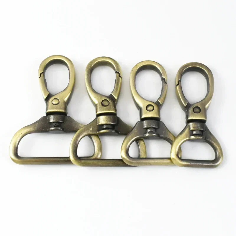 5/10/20Pcs 15/20/26/32mm Metal Bag Belt Buckles Swivel Lobster Clasp Buckle Carabiner Snap Hook Keychain DIY Sewing Accessories: 9# / antique silver
