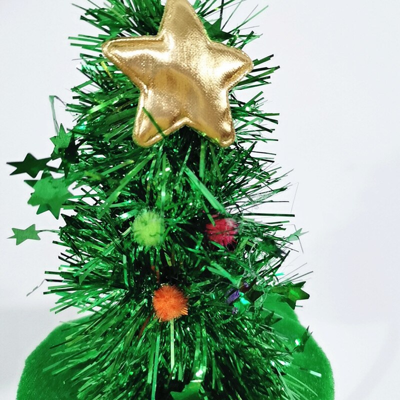 Led glødende lys juletræ pandebånd hårbånd stjerne til børn voksen fest xmas hårbånd lås hovedbeklædning navidad