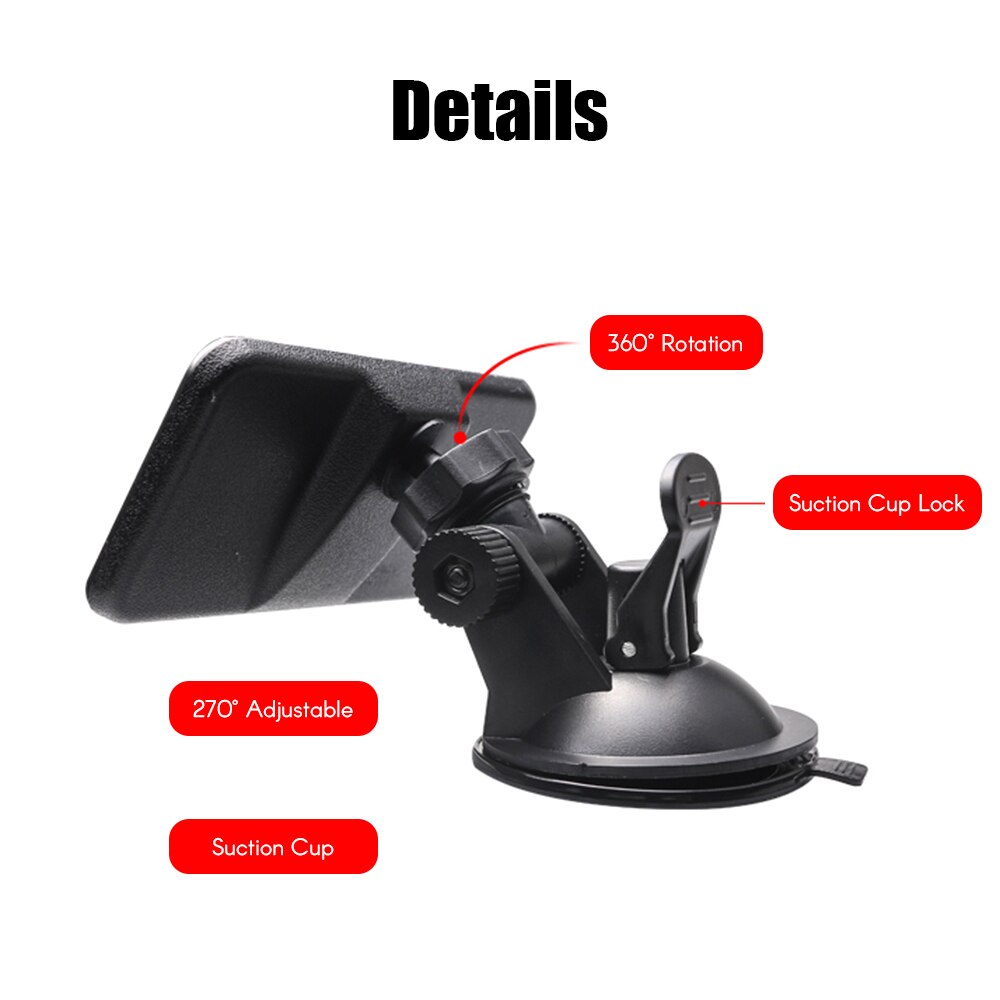 Car Mirror Rear View Mirror Wide View Suction Cup Mirror Car Styling For Tesla Model 3 VW Toyota Peugeot
