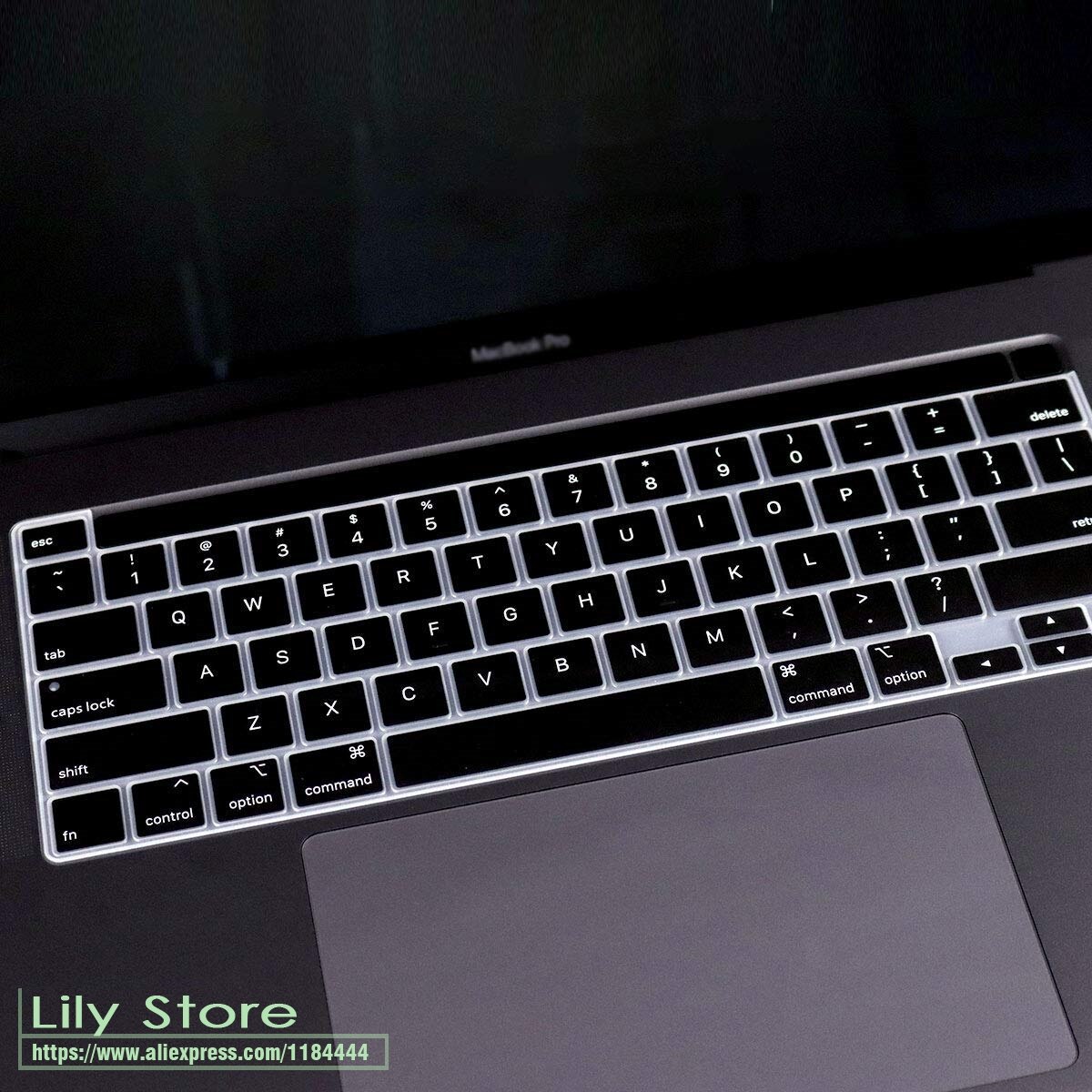 Silicone Keyboard Cover Protector Silicone Skin for MacBook Pro 16 inch Release with Touch Bar & Touch ID A2141