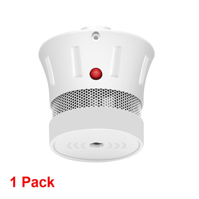 5pcs/Lot Smoke Detector Fire Detector Wireless Smoke Sensor Independent Photoelectric For Home Security Alarm Systems: 1 PCS