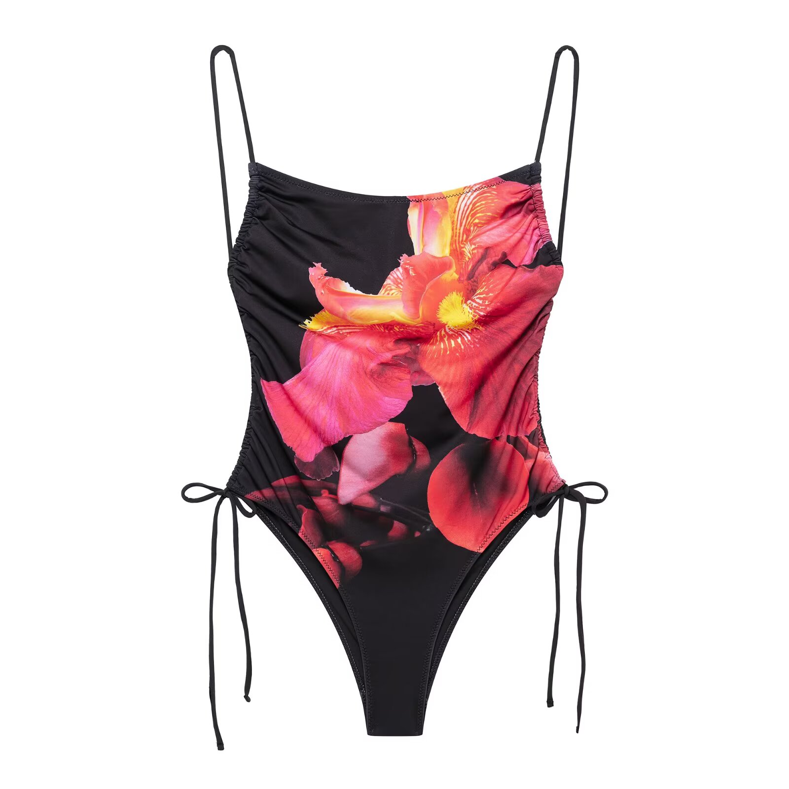 Tangada kvinders blomsterbody til kvinder bodystocking med stropper 3 timer 00176: Xs