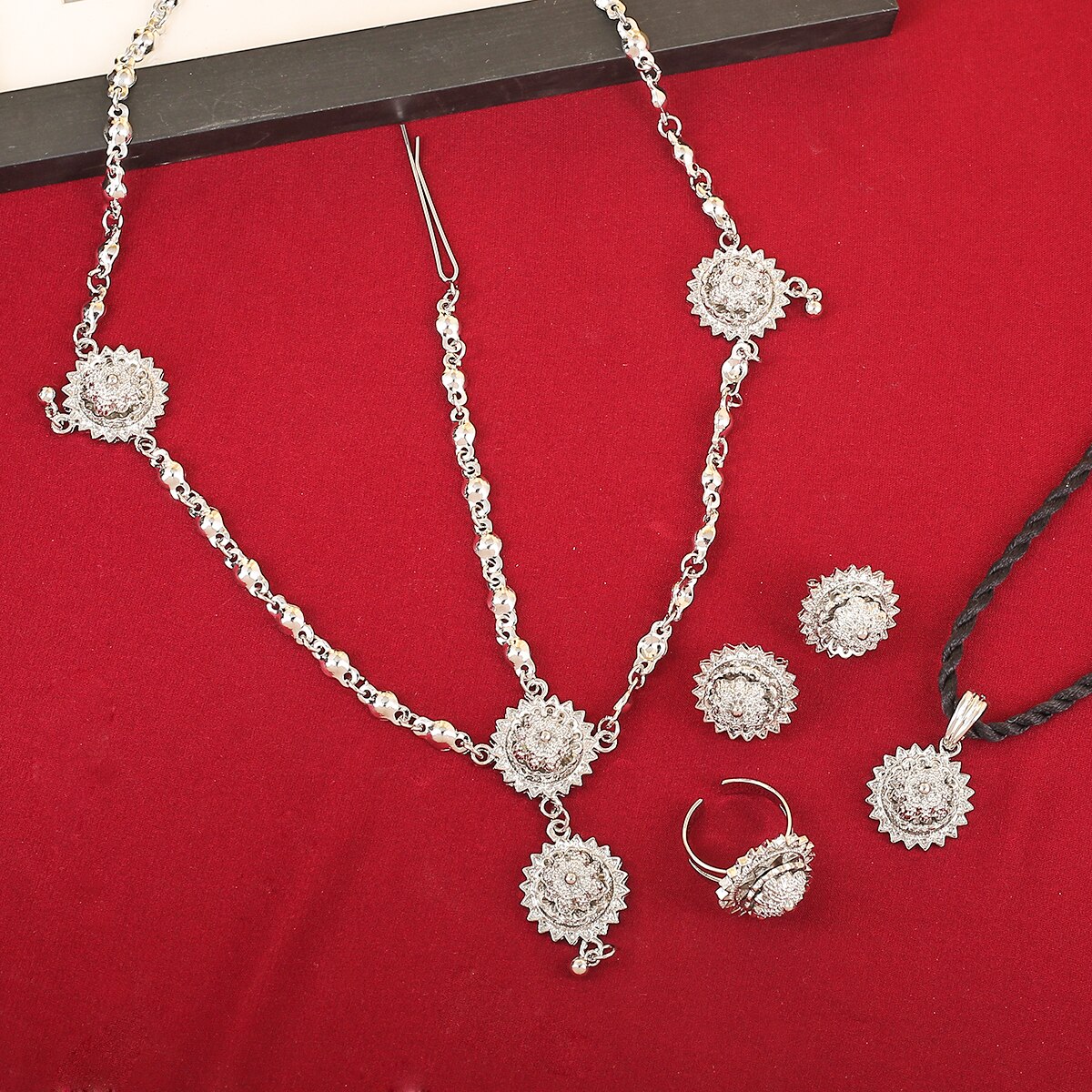 Ethiopian Jewelry 24k Gold Color For African Ethiopian Eritrean Habesha Jewelry Sets