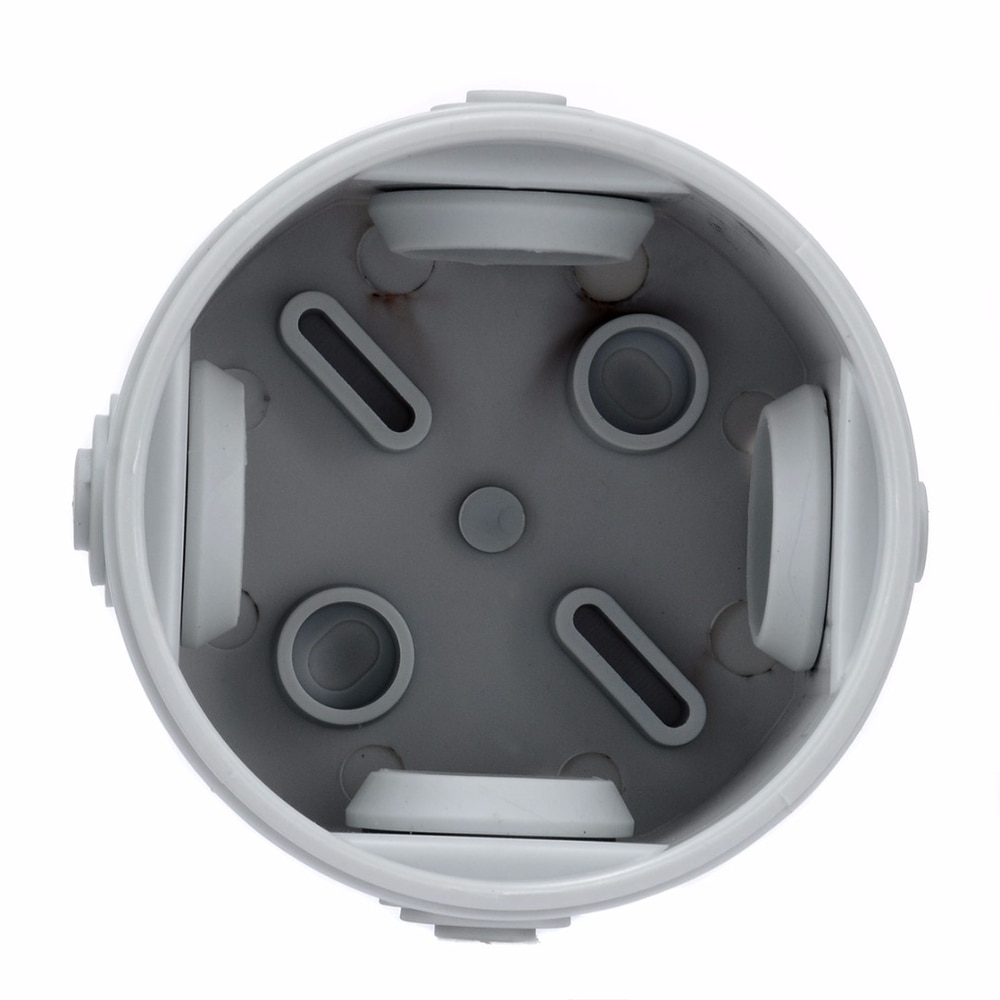 1pc Round Waterproof Weatherproof Junction Box Connection Indoor Outdoor Plastic Electric Enclosure Case For Electricity Railway