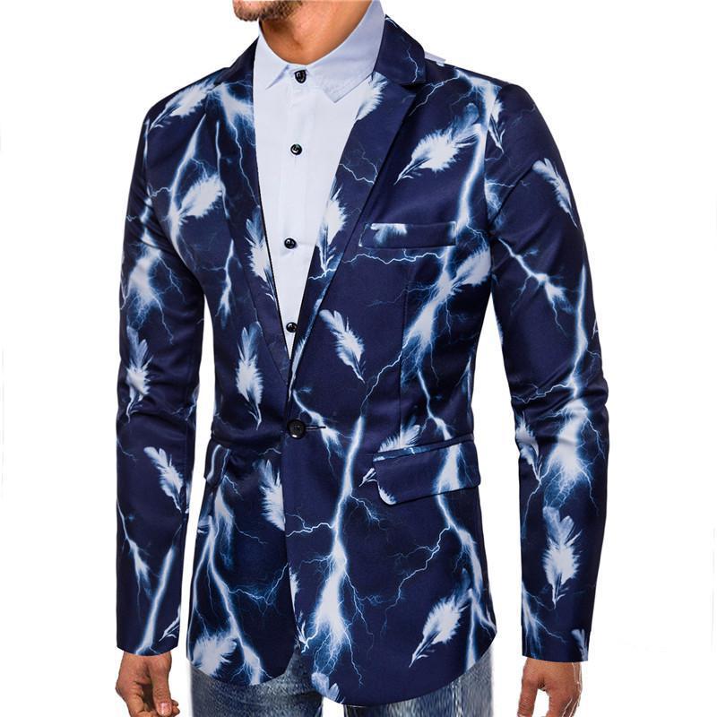Feather  Print Suit