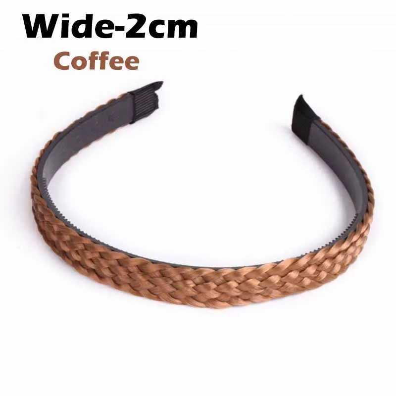 Synthetisches Stirnband Ich bin böhmischen Stil, Fischschwanz-Zöpfe, Haar mit verstellbarem Gürtel, geflochtenes Haarband für Damen, Frisur, Haarteile: Orange