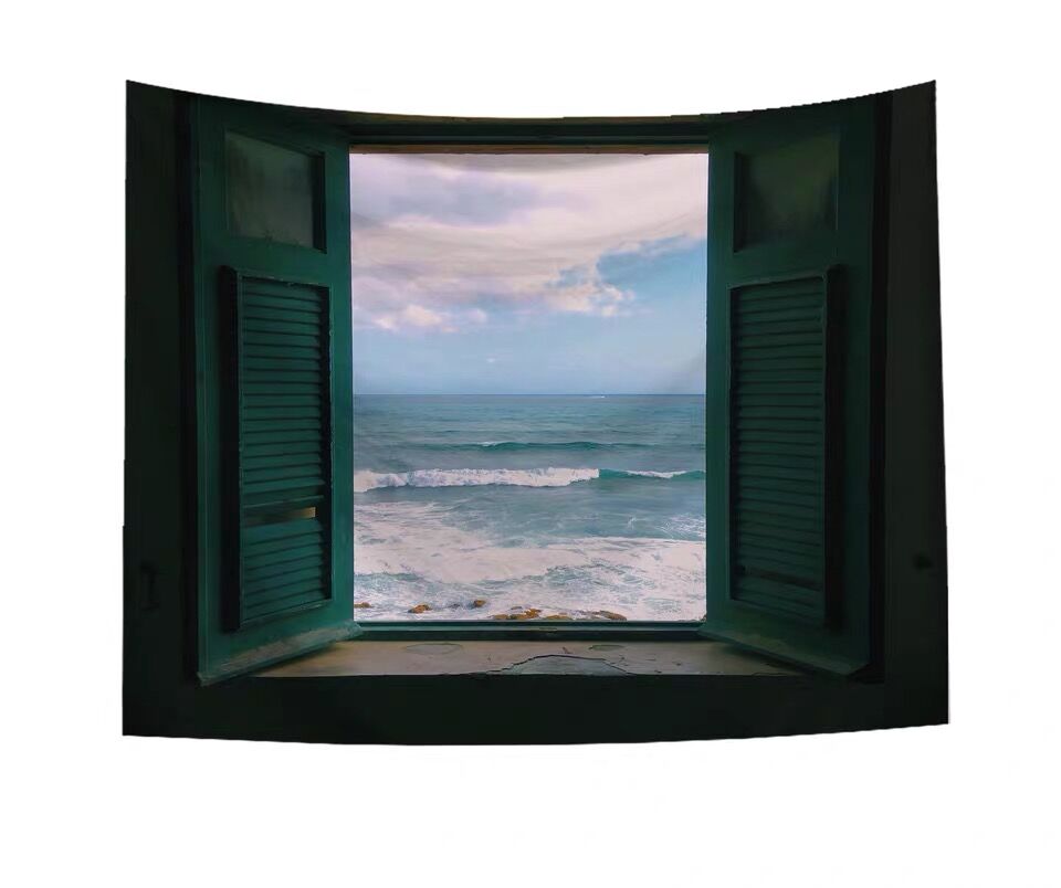 Starry Sky Tapestry Wall Hanging Ocean Space Wall Tapestry Wall Carpet Table Cloth