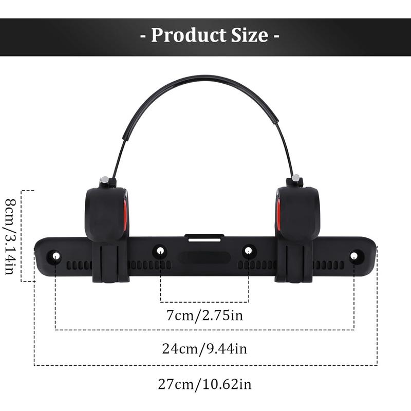 Hebilla para bolsa de bicicleta, soporte para sillín ajustable, Clip para bolsa para motocicletas, accesorios para portaequipajes para bicicletas y motocicletas