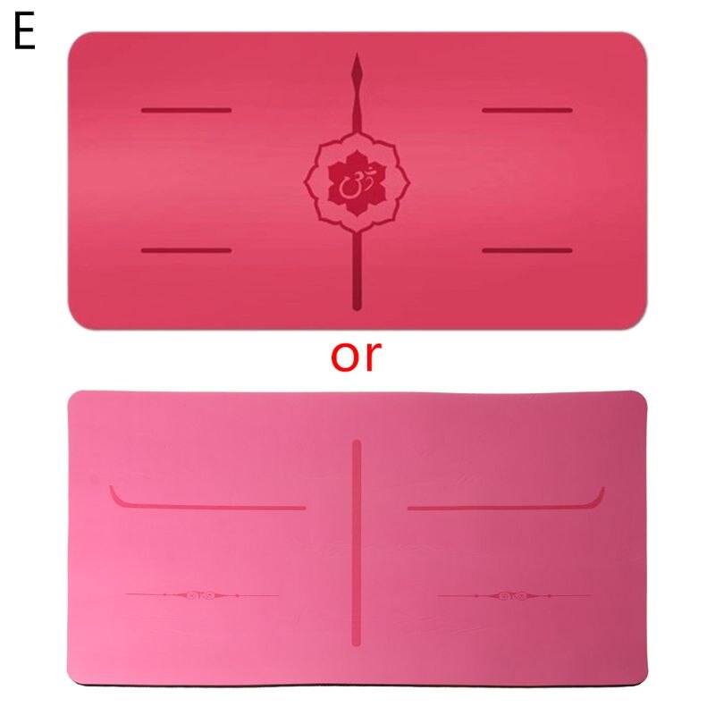 G92f mini-pu-yogamatten, umweltfreundlich, rutschfest, knie- und ellbogenpolster, yoga-hilfsmatten, trainingsmatten, sportmatten, weiche gymnastikmatten: Rosa