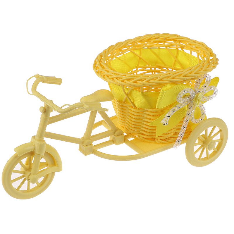 1Pc grande roue panier rond rotin flotteurs fleur Vase pots de fleurs conteneurs petite fleur vélo/Pot de fleur: B