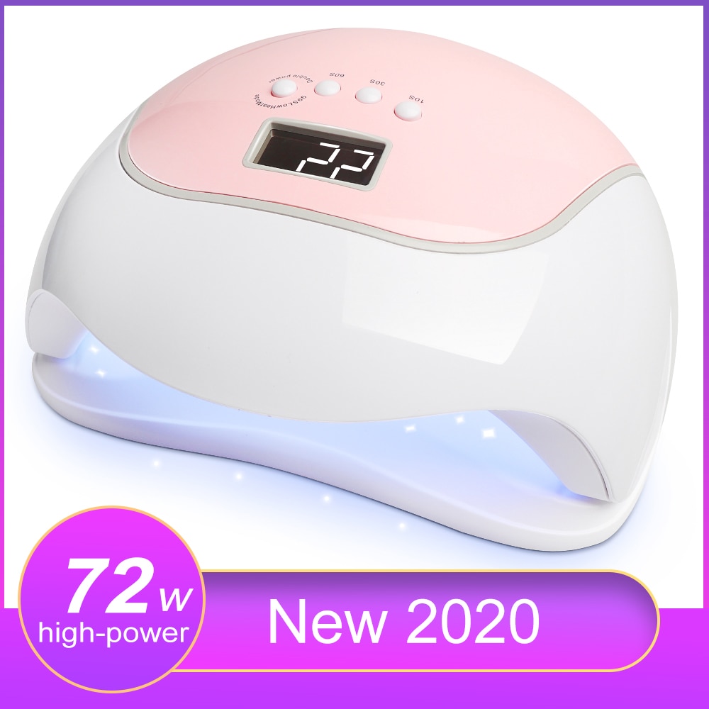 Uv Lamp Nagels 72W Lampara Uv Led Lampen 36Leds Nail Lamp Unhas Nail Droger Machine Lampe Voor alle Gels Met Smart Sensor