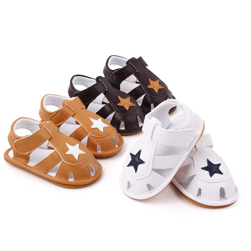 New2020 Summer Baby Boys Breathable Moccasins Anti-Slip Shoes Baotou Sandals Toddler Soft Soled Sneakers 0-12 Month