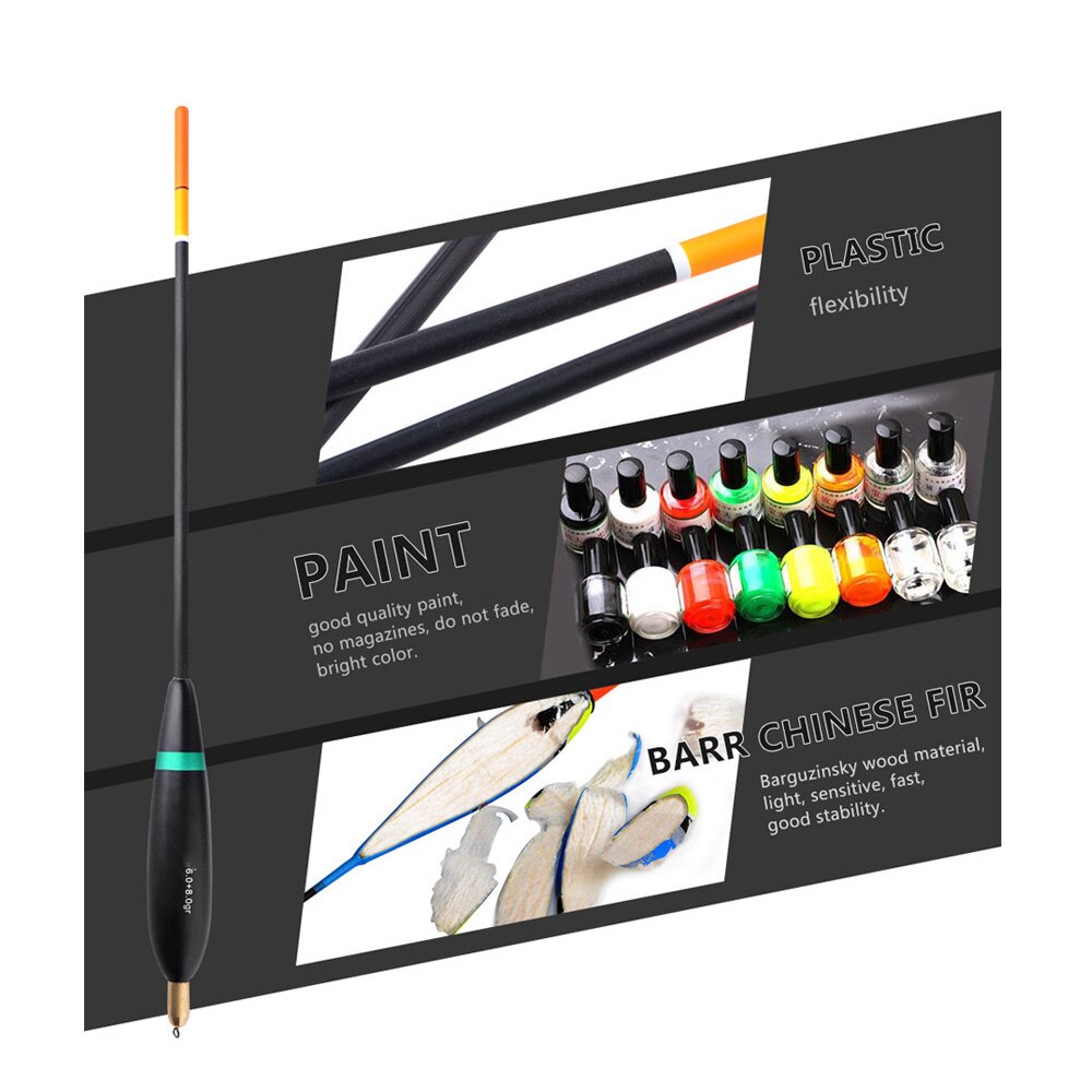 4pcs Fishing Float Set Lightweight Compact Fishing Float Bobber Vertical Fishing Buoy Drift Tube flotador Fishing Accessories