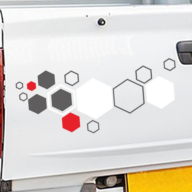 Adesivi per Auto a nido d'ape grafica del corpo laterale a nido d'ape decalcomanie per Auto uniche impermeabili Tuning decorazione automatica resistente alla temperatura per SUV