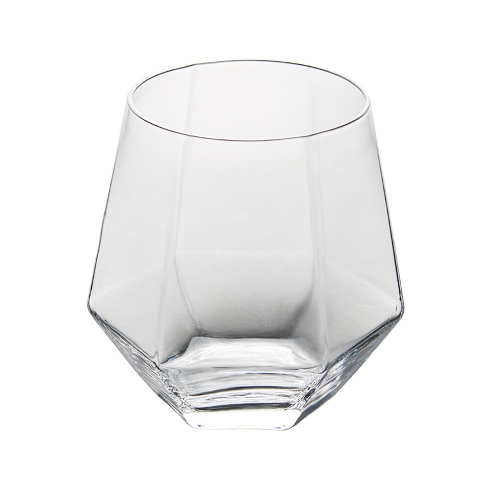 Verre à Whisky géométrique en cristal de diamant, tasse en verre de jus d'eau, Bar de maison, articles pour boissons, de Couple: A