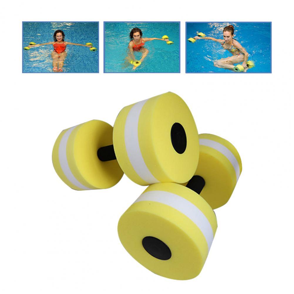 Haltères en mousse imperméable pour exercices aquatiques, outils d&#39;entraînement à haute densité, 2 pièces