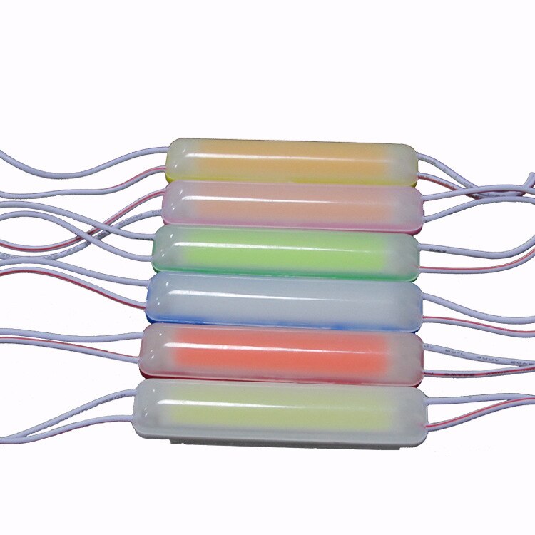 100pcs 2.4w 76x17mm waterproof LED COB Module Moto Truck Commercial Lightbox Backlight Letter Sign LOGO Module light 160 degree