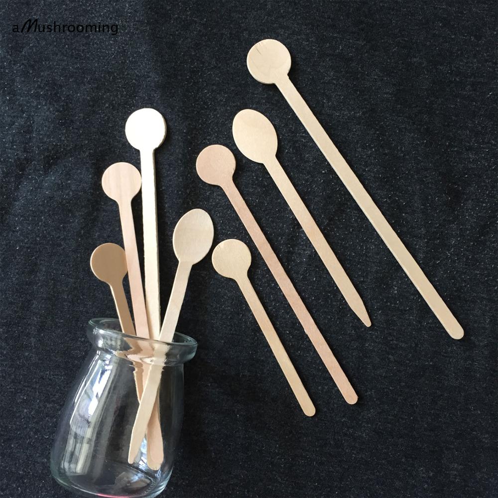 Agitadores de café redondos de madera vintage 100 Uds., recuerdo de boda y cumpleaños, mezcladores de bebidas, varitas de agitar para fiestas personalizadas