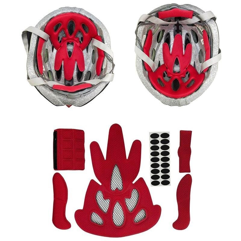Kit de acolchoamento interno para capacete de bicicleta/motocicleta, forro interno para capacete com insetos, rede de substituição o7f7, 1 conjunto