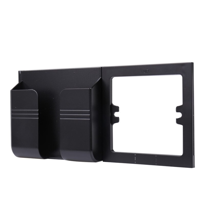 Bcsongben EU socket USB port wall charger 2.1A dual ports phone charger adapter plug socket Outlet Adapter Paste Holder: black