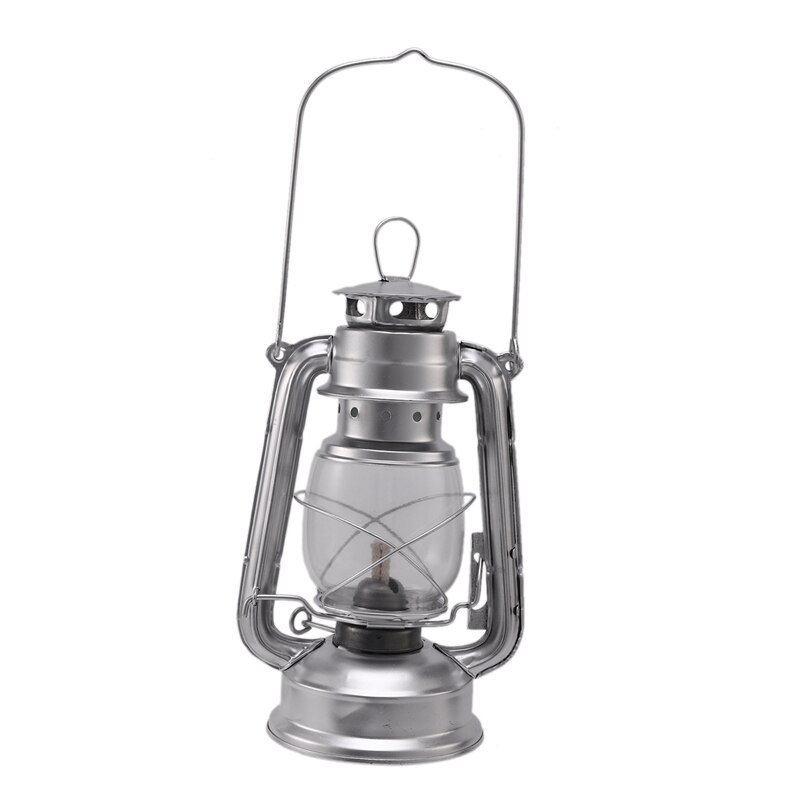 Lber retro klassisk parafin lampe parafin lanterner veke bærbare lys utsmykning, hjemmemøbler gammel oljelampe, utendørs retro li