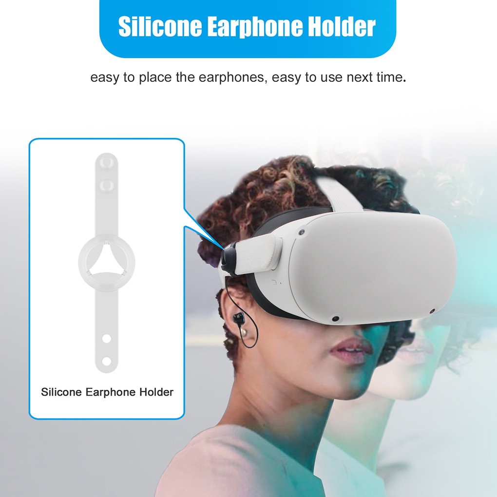 Vr In-Ear Hoofdtelefoon Set Voor Oculus Quest 2 Geluidsisolerende Oordopjes Oortelefoon Vr Headset Met 3D 360 Graden surround Sound