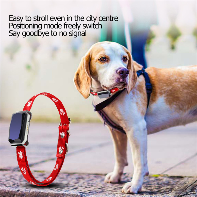 Smart Waterdichte Pettracker Gps Wifi Agps Lbs Tracking Tracker Hond Kat Anti-Verloren Gps Positionering Track Apparaat