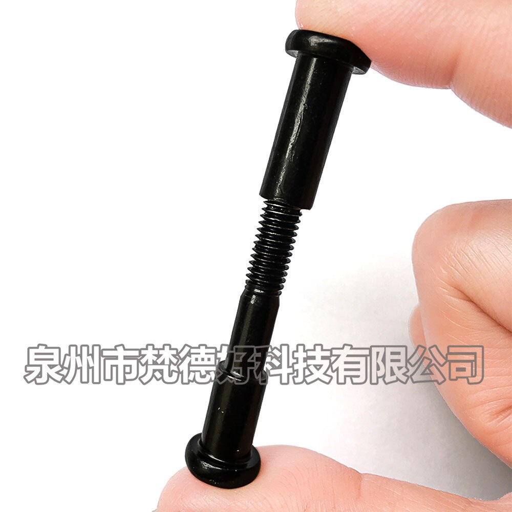 Screw Black And White with Pattern Silver for Millet MJ M365 Electric Scooter Folding Side Lock Screw Hexagon Socket Screw: Black