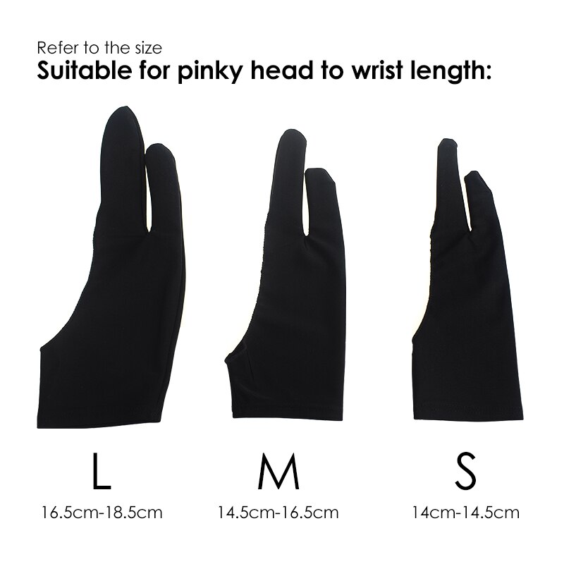 RETROMAX rysowanie/malowanie rękawice palcowe tabletu dla ipada rękawice przeciwporostowe/dotykowe z ekranem dotykowym zarówno dla prawej/lewej ręki