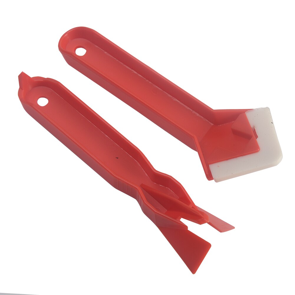 2pcs/set Sealant Scraper Spreader Glass Cement Scraper Plastic Home Decor Tool Hand Tool Kit Spatula Caulk Tool Cement Removal