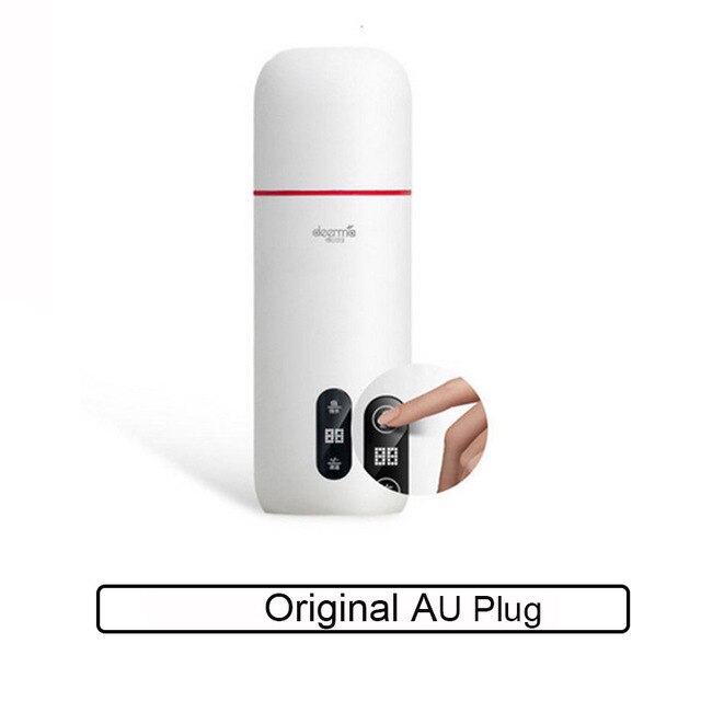 Deerma bollitore elettrico portatile tazza termica 350Ml bottiglia da viaggio per caffè controllo della temperatura tocco accorto acqua tazza: originale AU spina